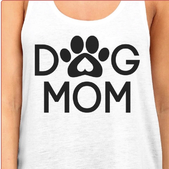 “Dog Mom” Cotton tank top - Picture 2 of 2